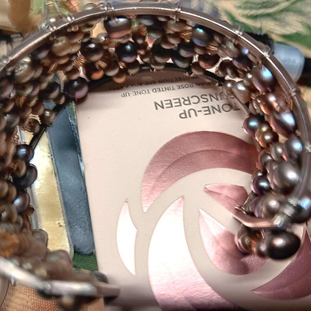 Artisan Made Genuine Pearl Cuff